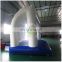 outdoor white inflatable soccer game for rental