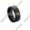 Black tungsten ring blank men's engraved jewelry