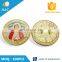Deft design custom wings 2 sided metal coin