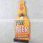 Stock Mix style Vintage Zinc Alloy Wall Wooden Mounted Beer Bottle Opener with Cap Holder