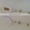 retractable name card badge holder frosted white color