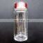 Custom design acrylic plastic high profile health care medicine bottle