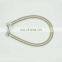 basin tap 304 Stainless steel water faucet connecting brass core braid hose pipe plumbing for hot water connecting