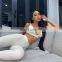 2020 New Arrivals Women Sexy V-Neck Sports Fitness Yoga Suit Ladies Yoga Two Piece Clothing Set Women Clothing Set