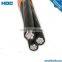 LV AAC conductor triplex SERVICE XLPE Overhead cable 3*35+16mm ABC Overhead Cable