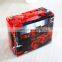 3D Bedding Set Reactive Printing 100% Polyester Red Flowers Duvet Cover Set