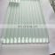 China 8mm 10mm low iron toughened reeded fluted glass panels with factory price