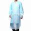 Isolation surgical Knit Cuff Waterproof Apron Isolation Level2 Level 3 SMS PP PE  lab grown diamond
