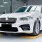 Genuine Car bumpers For 2010-2017 BMW 5 Series F10 F18 Upgrade 2021 M5 Body kits With Siamese large Grille