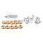 High Quality Fender Washers Auto Hex Head Bolts  Fasteners License Plate Screw Nut for JDM Motorbike