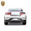 Topca car body suitable for mecedes GLC class X253 coupe carbon fiber front lip diffuser spoiler body kit