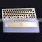 Keyboard service CNC customized polycarbonate mounting keyboard Aluminum CNC customized polycarbonate keyboard machined service