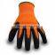 Firm Grip Wear-resistant Crinkle Latex Coated Safety Work  Gloves