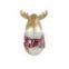 christmas 3d deer ceramic candy cookie jar container