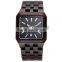 sandal wood men work luxury watch with calendar