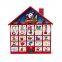 House Shaped Christmas Advent Calendar Box