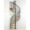 Galvanized carbon steel spiral staircases for commercial project