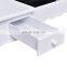 Modern writing desk Foldable White dresser with mirror