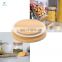 Reusable Bamboo Wood Mason Canning Lids Compatible with Wide Mouth Mason Jar Canning Jar Bamboo Glass Bottle Lids