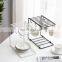 Iron Kitchen Cup Holder Rack Cup Drying Rack Coffee Cup Organizer