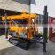 OrangeMech 320m Borewell DTH drilling rig crawler percussion rock stone drilling machine for water