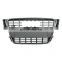 Car accessories for Audi A5 Change to Audi S5 Front Bumper grille Chrome black high quality center grill 2008-2012