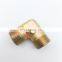 90 degree swivel elbow brass pipe hydraulic fitting tube equal double ferrule union elbow