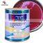 Top coat auto paints repair lacquer 2k acrylic car coating solid rose red color automotive refinish paint