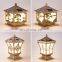 Outdoor LED Solar Pillar Post Lights Garden Decor Solar Fence Main Gate Light