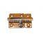 Door Security Slide Latch Lock Barrel Bolt with Solid Heavy Duty Gold Painting Finish Steel Door Bolt Latch