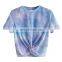 Pakistan High Quality Dry Fit Cheap Custom Printed Gym Clothing Women Crop top Shirt