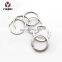 Excellent Quality Stainless Steel Ring Flat Custom Keychain Plain Metal Key Rings For Bag