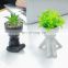 Amazon Hot Desktop Decorative Pots Succulent Plant Cute Human Design Flower Pots & Planters