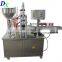 Customized Automatic Plastic paper cup Rotary liquid/paste cup filling and sealing machine