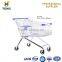 Europe Style Steel Mesh Unfolding Shopping Trolley Cart 150L