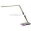 Desk Lamp Modern Base Led USB Table Lamp With Alarm Clock Night Light