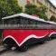 Amusement park passenger train large sightseeing tourist trackless park train for sale