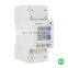 single phase two wire bidirectional photovoltaic power monitoring device electric watt meter lcd display