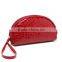 Fashion Elegant Red Crocodile Pattern Cosmetic Bag Synthetic Leather Shell Cosmetic Bag