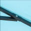 factory price 2.5m garden waterproof umbrella without tilt