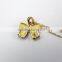 2015 factory direct sell personality latest design fashion valentine's gift bowknot pendant necklace costume jewelry necklace