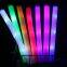 Factory Price Custom Party Supplies Multi-Color Flashing Foam LED Light up Foam Sticks Led Foam Glow Stick with 3 Modes