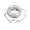 8 Core RJ45 + DC 12V Power Lan Cable 2 in 1 Network Extension Cable For IP Security Camera System CCTV Network IP Camera