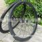 FLX-WS-CW05 : Carbon Glossy Cycling Road Bike Clincher Wheelset 50mm Rim ( Basalt Brake Side )