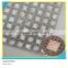 Blue Beads Mix Crystal Rhinestone Hotfix Sheet Ceramic Flower Design Iron on Sheet