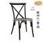 simple design metal dining cross back chair