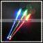 2015 fashion battery hot selling colorful walking stick with flashlight