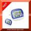 Pocket with belt clip calorie walk mate step counter