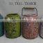 "pinsun"ceramic lantern with solor light