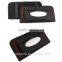 Customized Car Sun Visor PU Leather Napkin Box Clip, Car Sun Visor Tissue Box